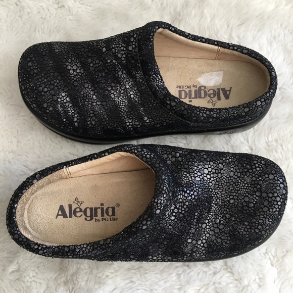 Alegria KAY-241 Black Slip On Clogs Size 35 - Picture 9 of 11